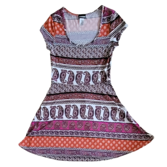 Dress 👗 Mid-length Capped-Sleeve - Picture 1 of 4